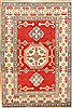 Kazak Red Hand Knotted 38 X 57  Area Rug 250-28658 Thumb 0