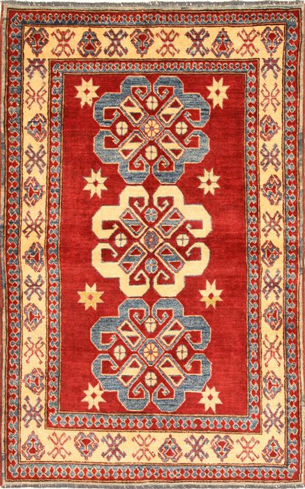 Kazak Red Hand Knotted 36 X 57  Area Rug 250-28660 Image 0