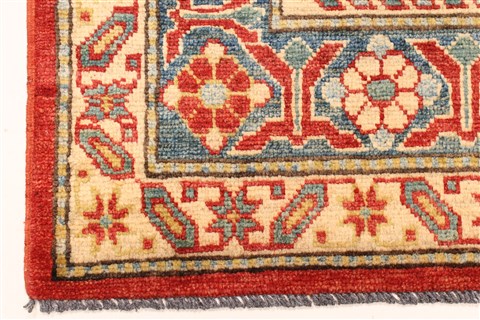 Kazak Red Hand Knotted 37 X 56 Area Rug 250-28664 Image 1