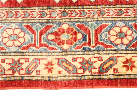 Kazak Red Hand Knotted 37 X 56 Area Rug 250-28664 Image 3