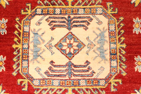 Kazak Red Hand Knotted 40 X 60 Area Rug 250-28665 Image 2