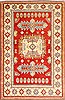 Kazak Red Hand Knotted 40 X 60 Area Rug 250-28665 Thumb 0