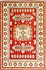 Kazak Red Hand Knotted 40 X 60  Area Rug 250-28665 Thumb 0