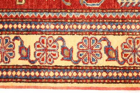 Kazak Red Hand Knotted 37 X 410 Area Rug 250-28667 Image 3