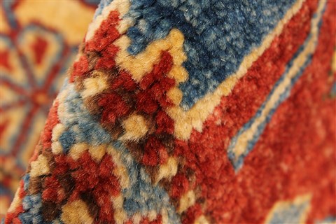 Kazak Red Hand Knotted 37 X 410 Area Rug 250-28667 Image 7