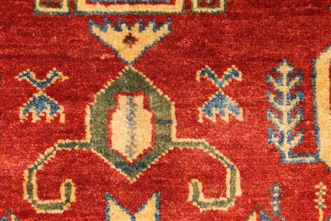 Kazak Red Hand Knotted 37 X 410 Area Rug 250-28667 Image 9