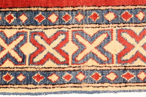 Kazak Red Hand Knotted 40 X 60 Area Rug 250-28668 Image 3