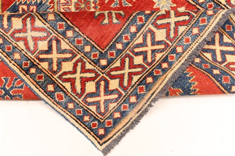 Kazak Red Hand Knotted 40 X 60 Area Rug 250-28668 Image 6