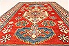 Kazak Red Hand Knotted 40 X 60  Area Rug 250-28668 Thumb 4