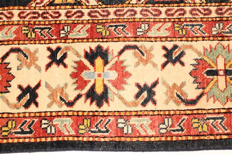 Kazak Blue Hand Knotted 42 X 62 Area Rug 250-28669 Image 3