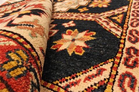 Kazak Blue Hand Knotted 42 X 62 Area Rug 250-28669 Image 7