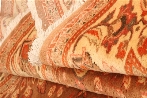 Sarouk Brown Hand Knotted 71 X 106 Area Rug 100-28670 Image 5