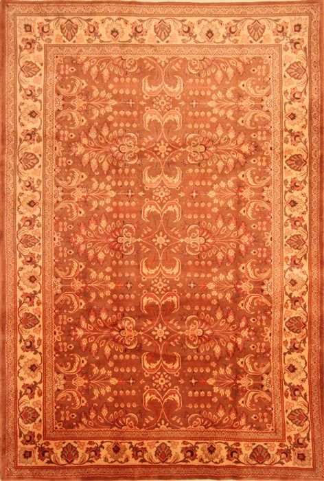Sarouk Brown Hand Knotted 71 X 106 Area Rug 100-28670 Image 0