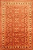 Sarouk Brown Hand Knotted 71 X 106  Area Rug 100-28670 Thumb 0
