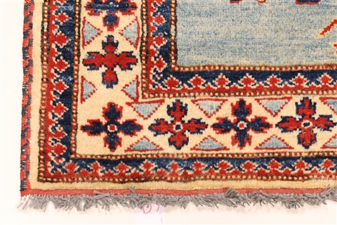 Kazak Brown Hand Knotted 310 X 50 Area Rug 250-28671 Image 1