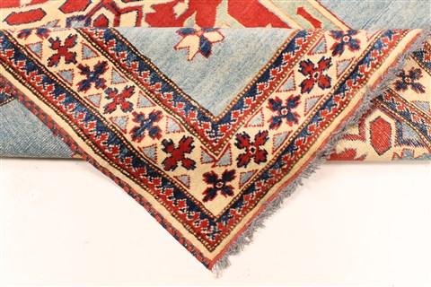 Kazak Brown Hand Knotted 310 X 50 Area Rug 250-28671 Image 6