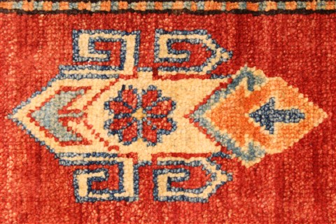 Kazak Blue Hand Knotted 38 X 53 Area Rug 250-28672 Image 10