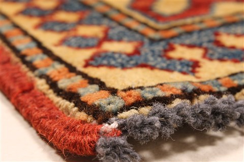 Kazak Blue Hand Knotted 38 X 53 Area Rug 250-28672 Image 11
