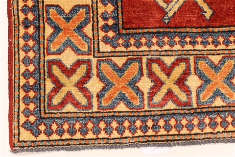 Kazak Blue Hand Knotted 38 X 53 Area Rug 250-28672 Image 12