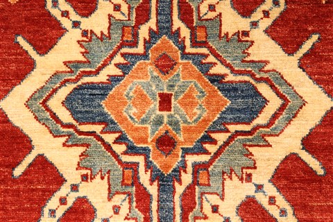 Kazak Blue Hand Knotted 38 X 53 Area Rug 250-28672 Image 1