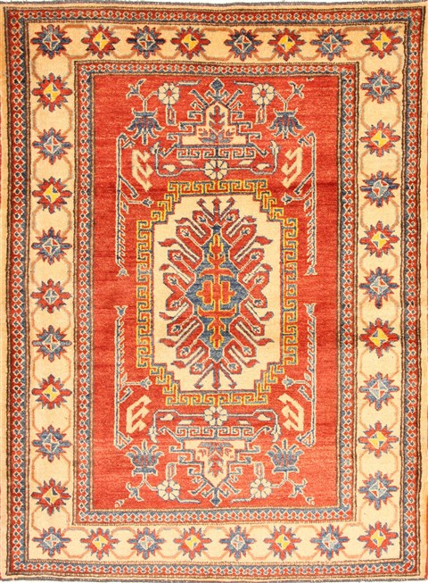 Kazak Red Hand Knotted 38 X 55  Area Rug 250-28674 Image 0