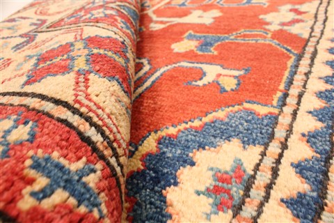 Kazak Orange Hand Knotted 311 X 55 Area Rug 250-28675 Image 7