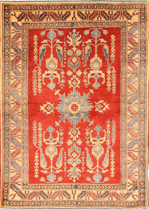 Kazak Red Hand Knotted 40 X 510  Area Rug 250-28677 Image 0