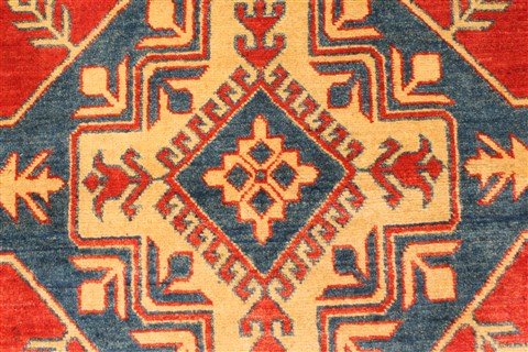 Kazak Blue Hand Knotted 42 X 61 Area Rug 250-28678 Image 2