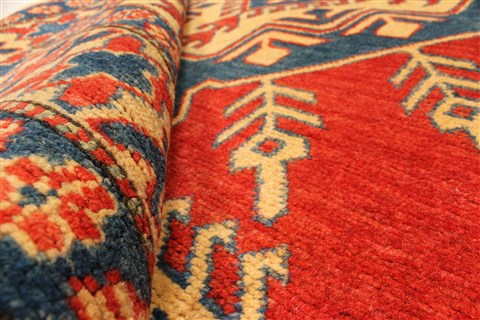 Kazak Blue Hand Knotted 42 X 61 Area Rug 250-28678 Image 7