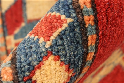 Kazak Orange Hand Knotted 42 X 61 Area Rug 250-28679 Image 1