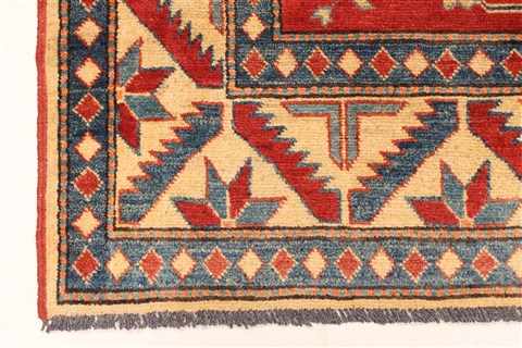 Kazak Orange Hand Knotted 42 X 61 Area Rug 250-28679 Image 6