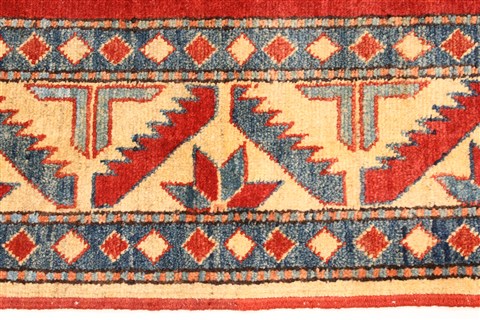 Kazak Orange Hand Knotted 42 X 61 Area Rug 250-28679 Image 8