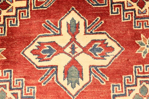Kazak Red Hand Knotted 42 X 61 Area Rug 250-28681 Image 10