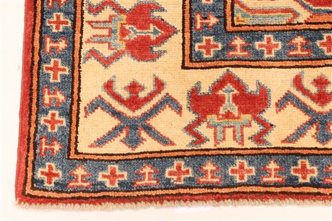 Kazak Red Hand Knotted 37 X 54 Area Rug 250-28685 Image 1