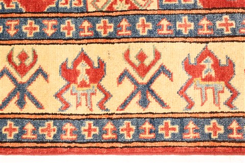 Kazak Red Hand Knotted 37 X 54 Area Rug 250-28685 Image 4