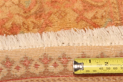 Sarouk Yellow Hand Knotted 70 X 105 Area Rug 100-28689 Image 4