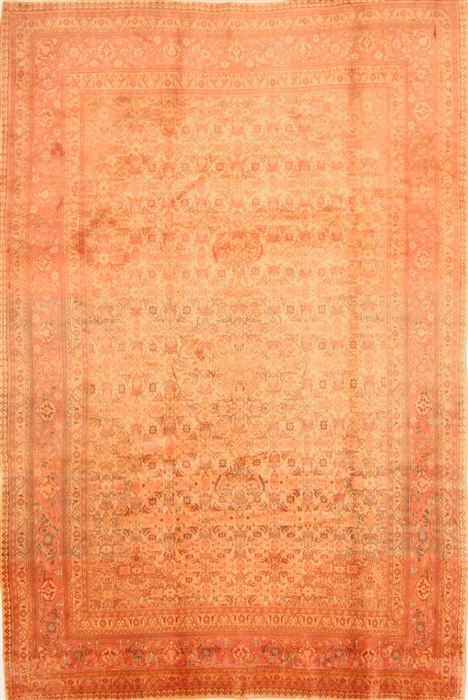 Sarouk Yellow Hand Knotted 70 X 105 Area Rug 100-28689 Image 0