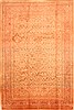 Sarouk Yellow Hand Knotted 70 X 105  Area Rug 100-28689 Thumb 0