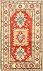 Kazak Red Hand Knotted 35 X 59  Area Rug 250-28692 Thumb 0