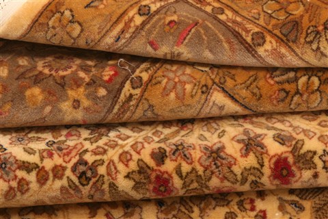 Kerman Beige Hand Knotted 68 X 97 Area Rug 253-28693 Image 4