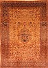 Kerman Beige Hand Knotted 68 X 910 Area Rug 253-28694 Thumb 0
