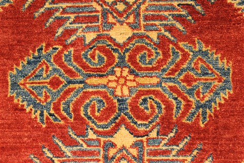 Kazak Red Hand Knotted 42 X 62 Area Rug 250-28695 Image 3