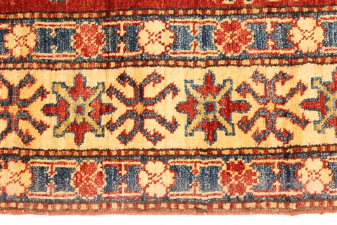 Kazak Red Hand Knotted 42 X 62 Area Rug 250-28695 Image 4