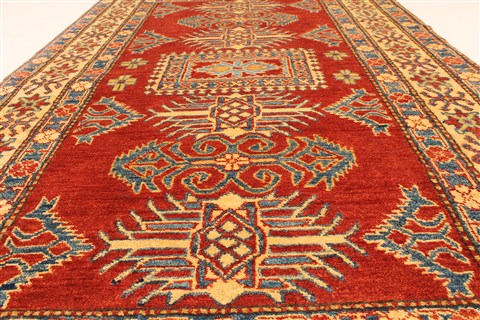 Kazak Red Hand Knotted 42 X 62 Area Rug 250-28695 Image 5