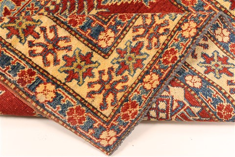 Kazak Red Hand Knotted 42 X 62 Area Rug 250-28695 Image 7