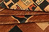Gabbeh Brown Square Hand Knotted 67 X 79 Area Rug 253-28696 Thumb 3