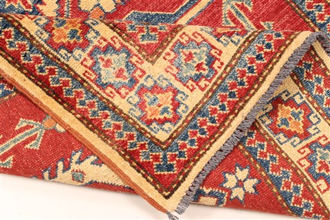 Kazak Red Hand Knotted 37 X 59 Area Rug 250-28697 Image 7