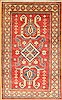 Kazak Red Hand Knotted 37 X 59  Area Rug 250-28697 Thumb 0