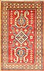 Kazak Red Hand Knotted 37 X 59 Area Rug 250-28697 Thumb 0