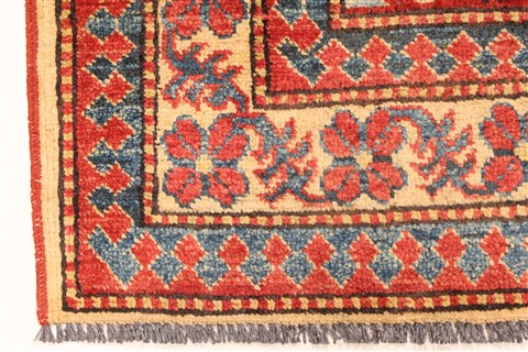Kazak Red Hand Knotted 38 X 59 Area Rug 250-28698 Image 1